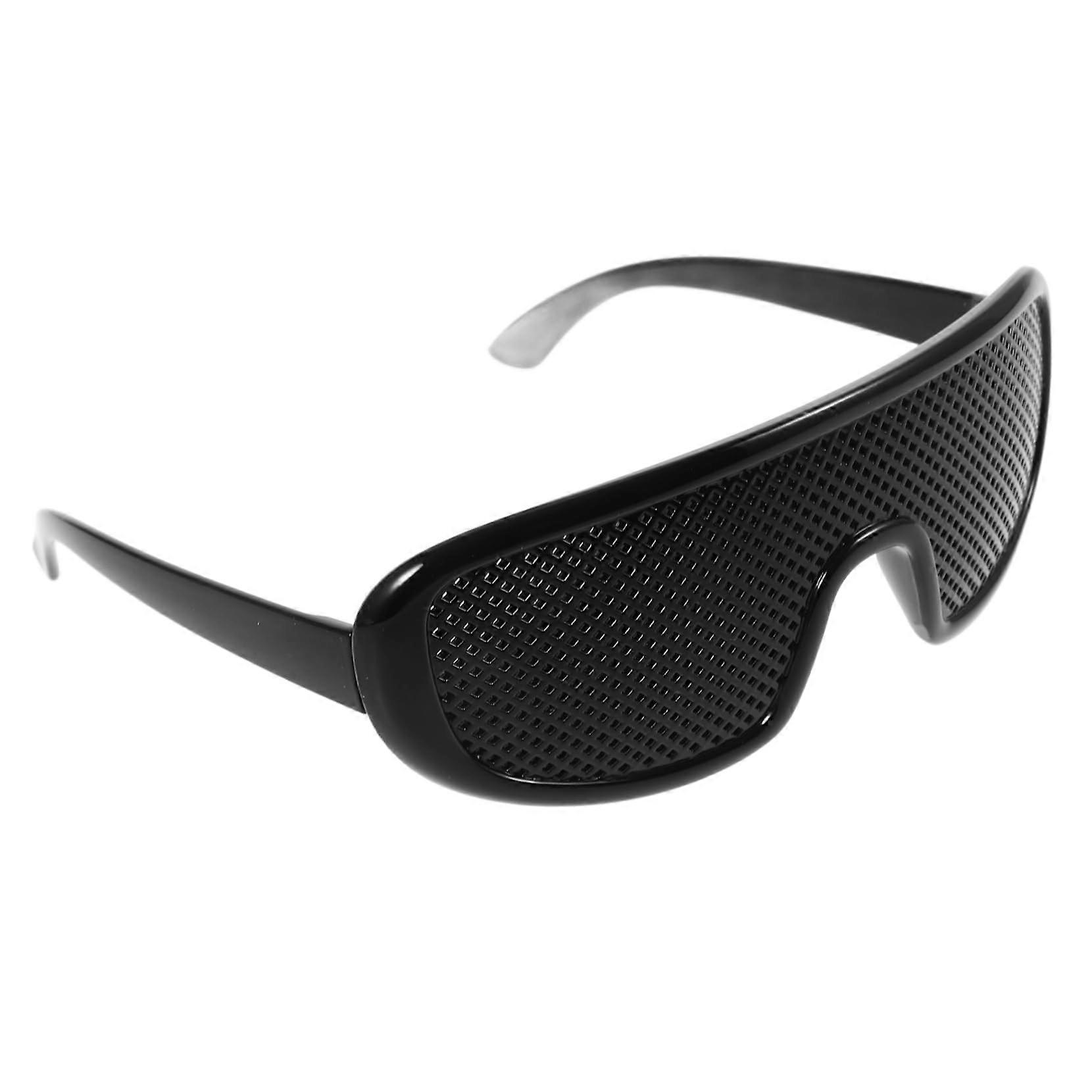 Pinhole Glasses For Eye Relaxation And Reading, Unisex Portable Eyeglasses With Pinholes For Eye Exercises