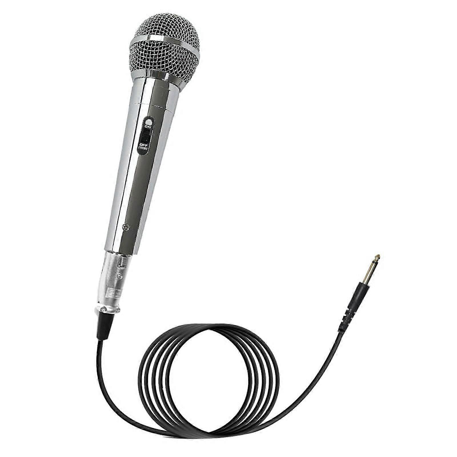 Professional Condenser Mic Handheld Microphone KTV Singing Stage Performance Wired Microphone