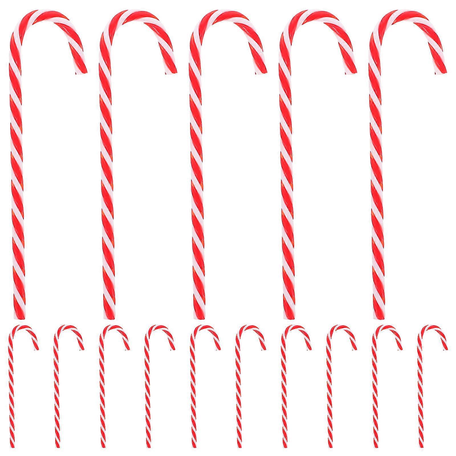 Red Candy Cane Christmas Tree Decoration for Christmas Use 36Pcs Set