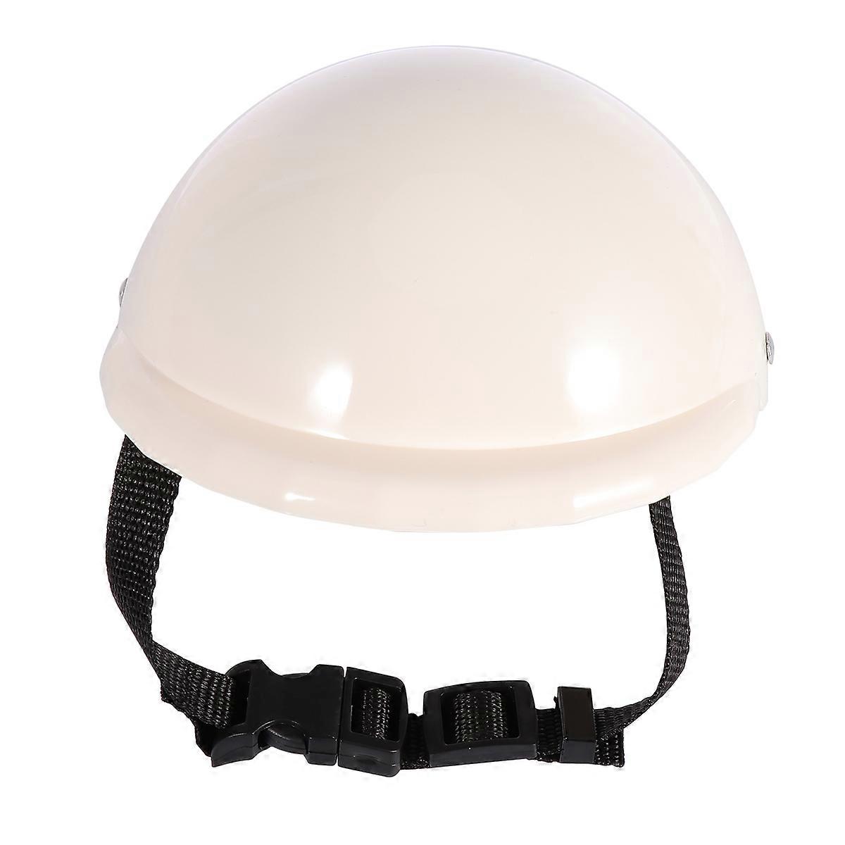 Safety Hat for Dog Puppy for 2Pcs White