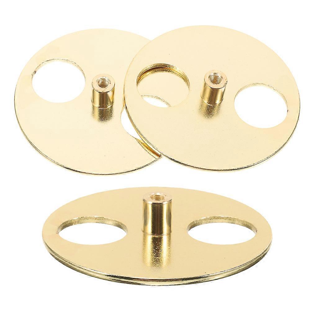 Music Box Mechanism Winding Keys for Turntable Toy 3Pcs Metal Golden