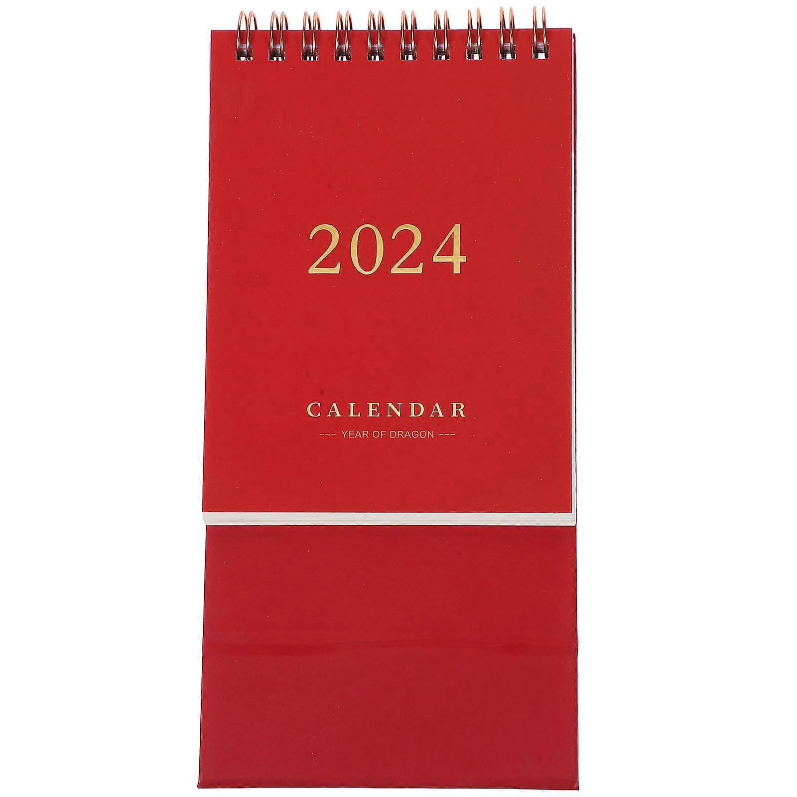 Monthly Calendar 2024 Desk Calendar for Home and Office 4Pcs Set