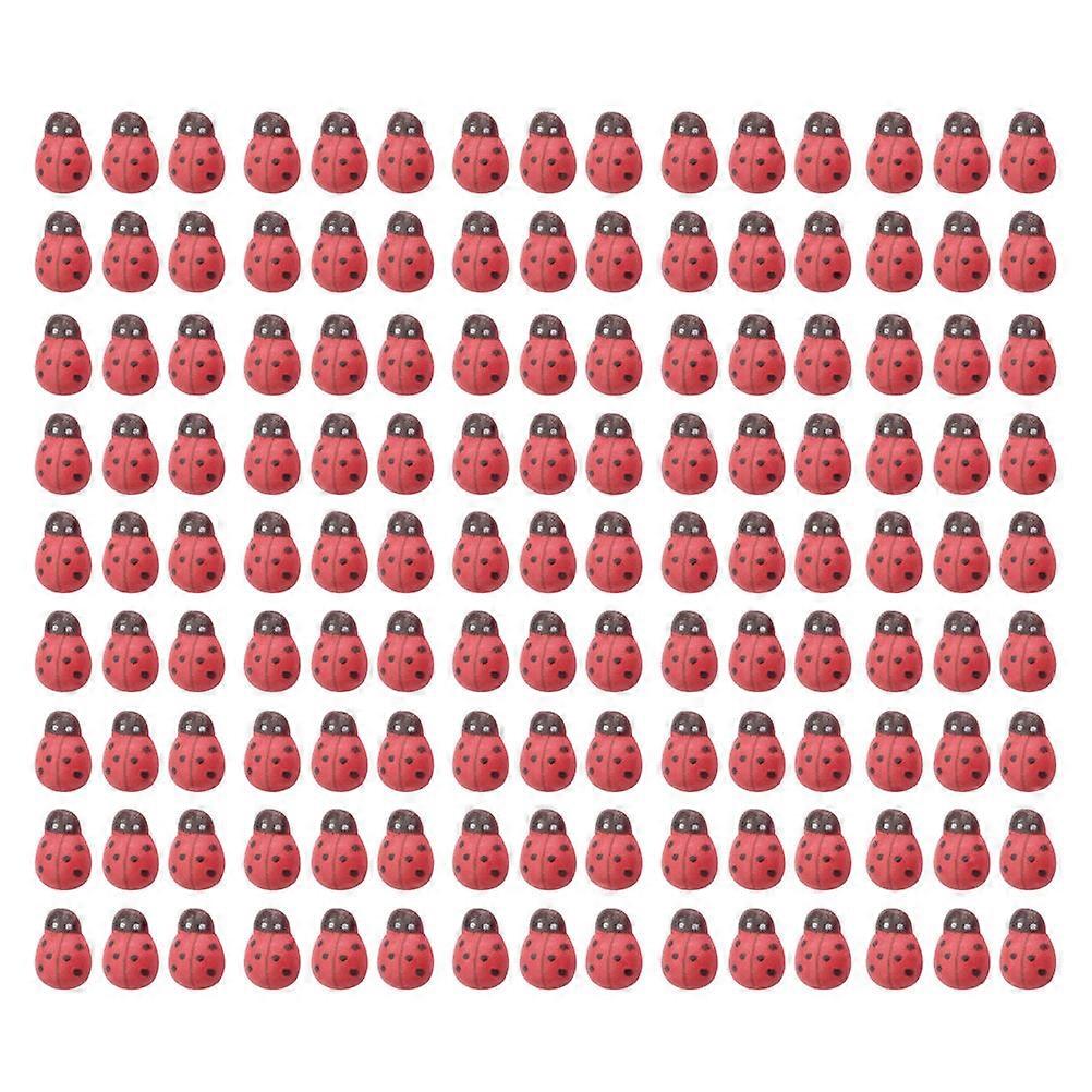 Micro Landscape Decor Mini Ornaments for Decoration 400Pcs Red