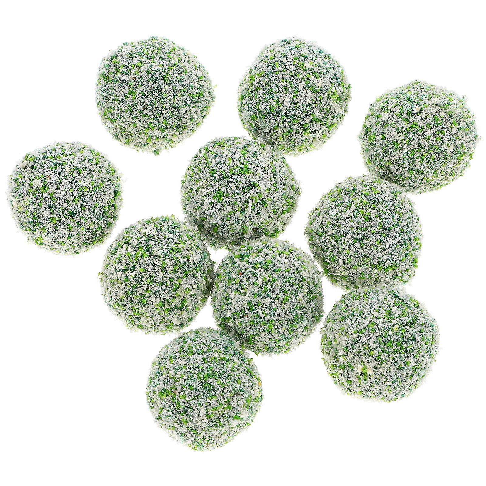 Simulation Clusters Ball For DIY Scenery Scene In Miniature Design Suitable For Micro Landscape 50Pcs