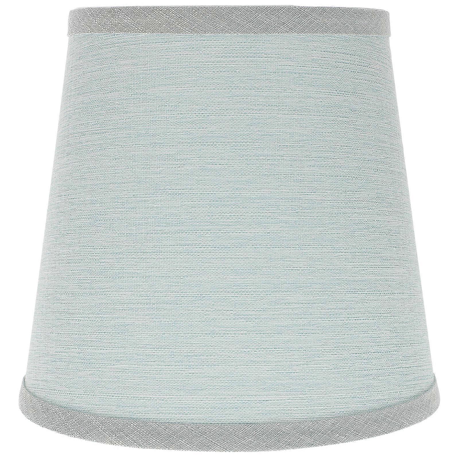 Fabric Table Lamp Shade for Decor Sky-Blue Bedside Light Cover