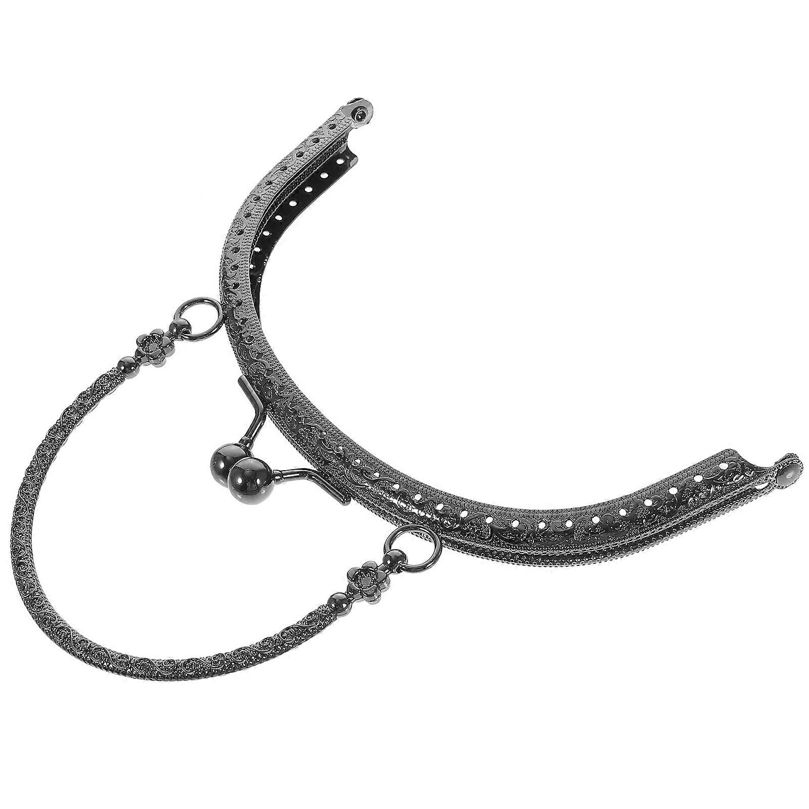 Coin Purse Clasps Handbag Handle for Decoration 2Pcs DIY Craft Frames