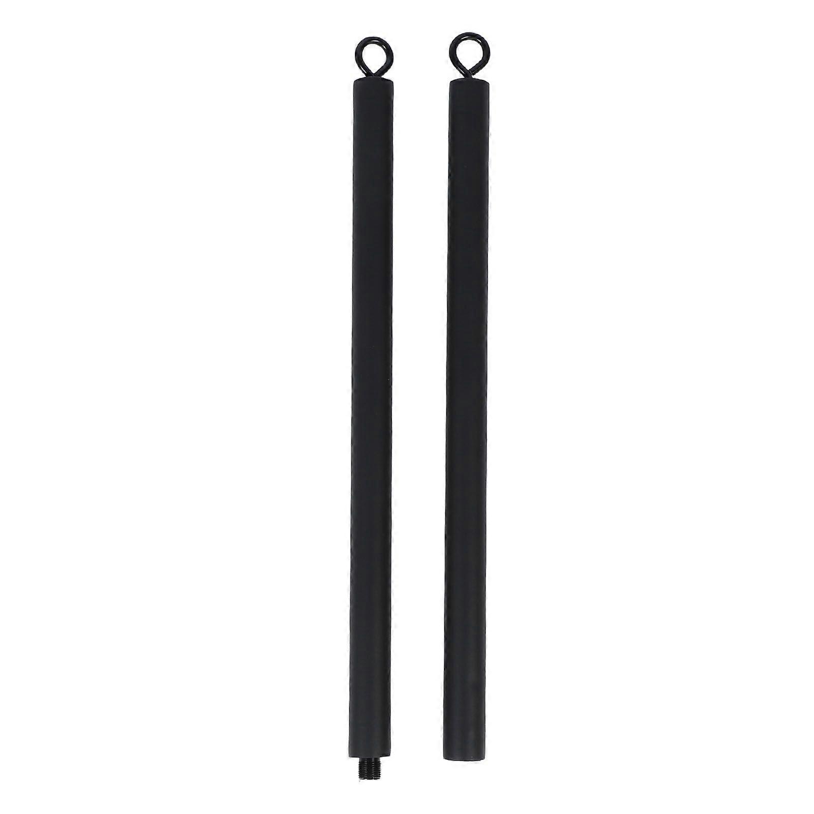 Pull Down Bar Attachment Detachable 2 Section Double Hook Straight Bar for Gym Cable Machine Pulley System