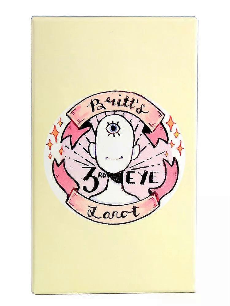 Britt's Third Eye Tarot Cards Divination Deck English Versions Edition Oracle Board Playing INK Table Game For Party