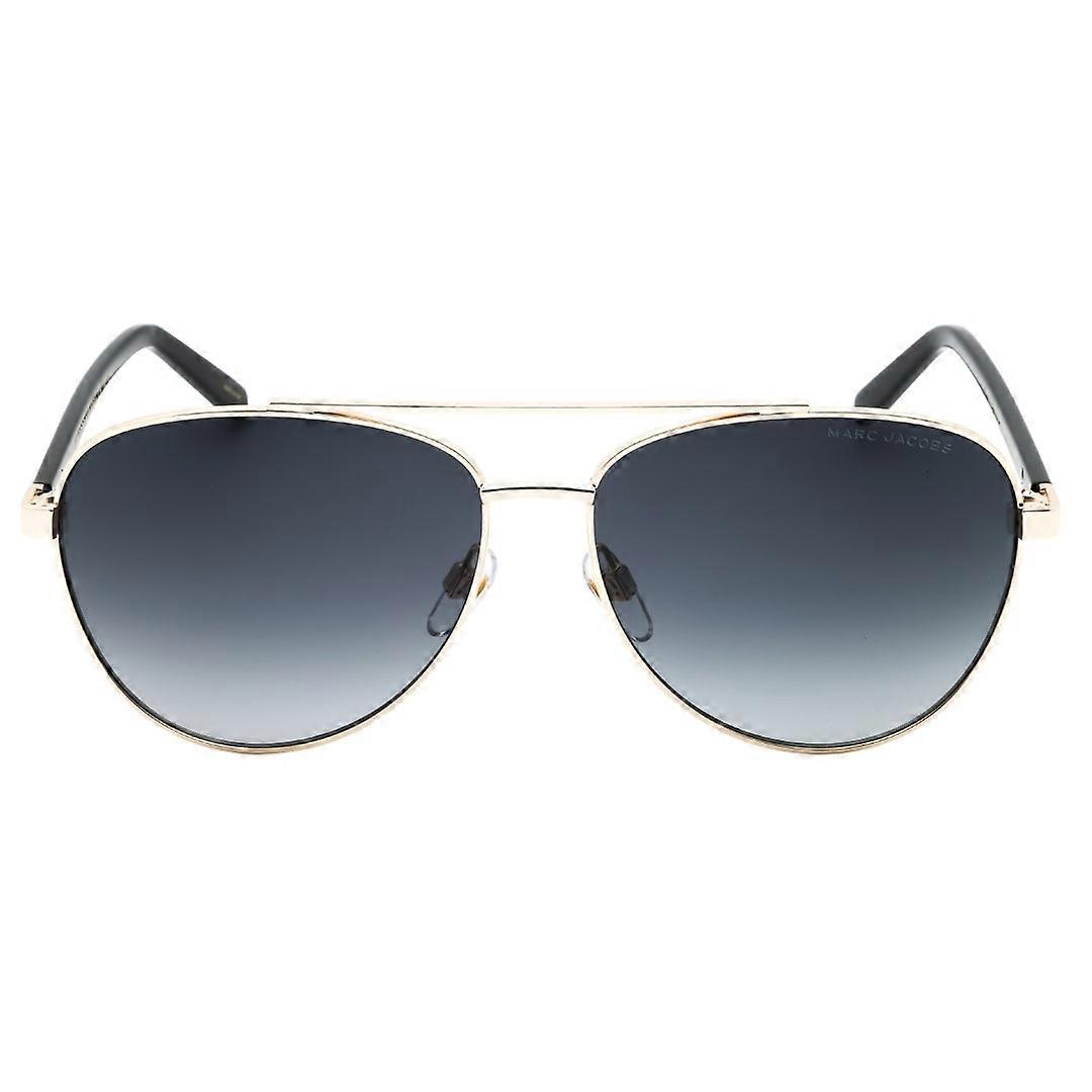 Marc Jacobs Dark Grey Gradient Gold Frame Sunglasses