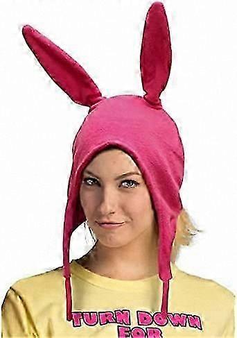 Pink Rabbit Ear Hat for Adults
