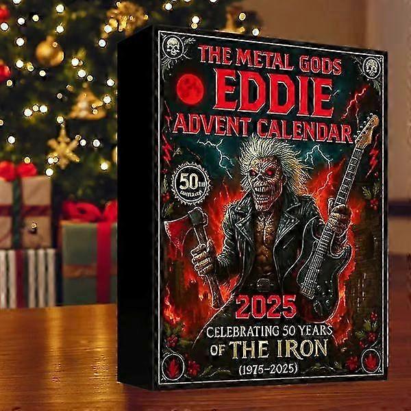 Eddie Advent Calendar 2025 Χριστουγεννιάτικο Συγκρότημα Κρεμαστό Ημερολόγιο Advent