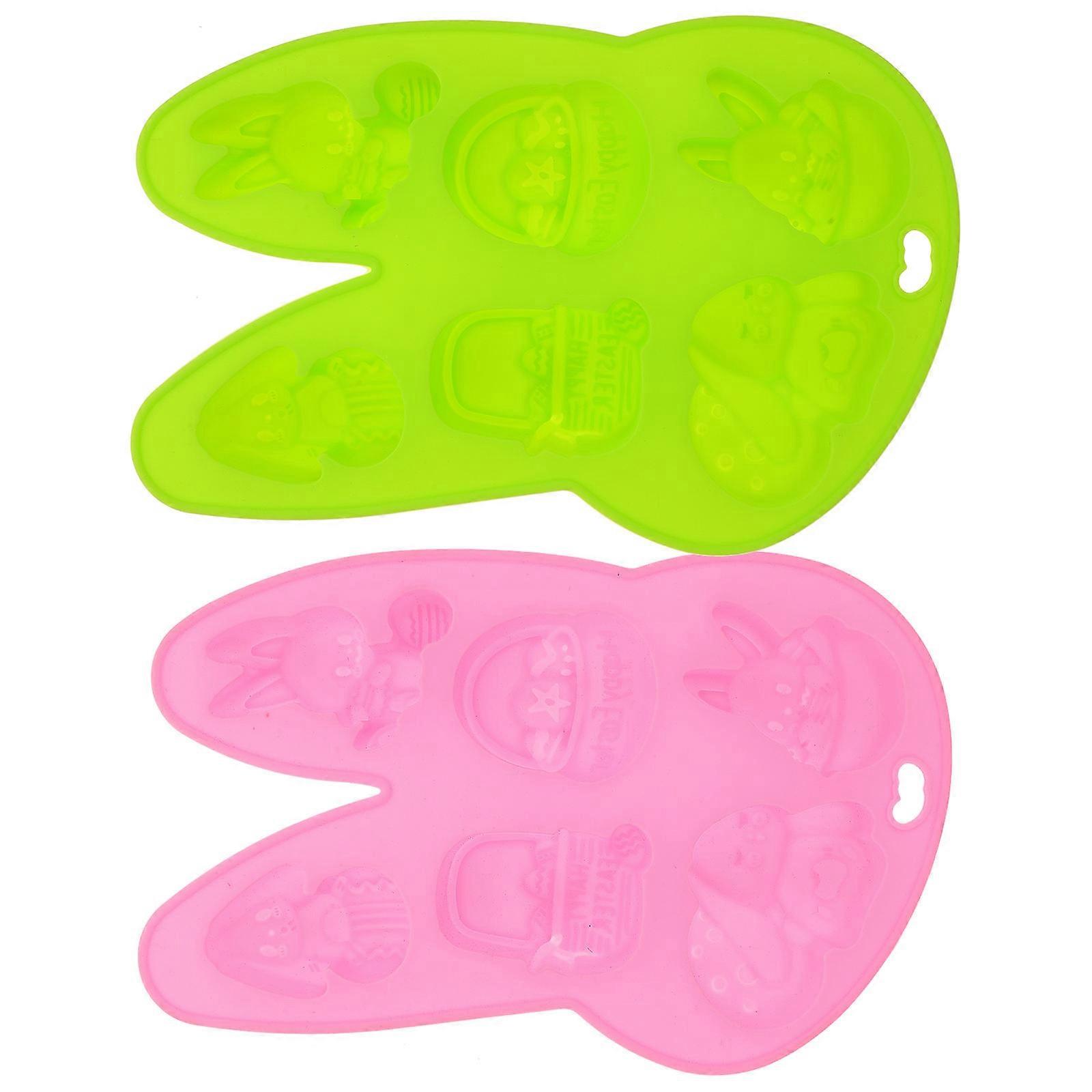 Chocolate Making Mold Easter Rabbit Design for 10Pcs Baking