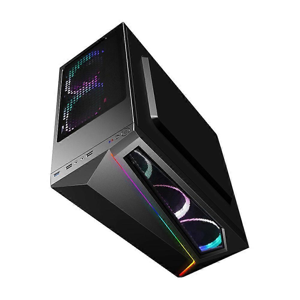 Black Desktop Computer Case for Home Use 1Pcs Creative Office Computer Case