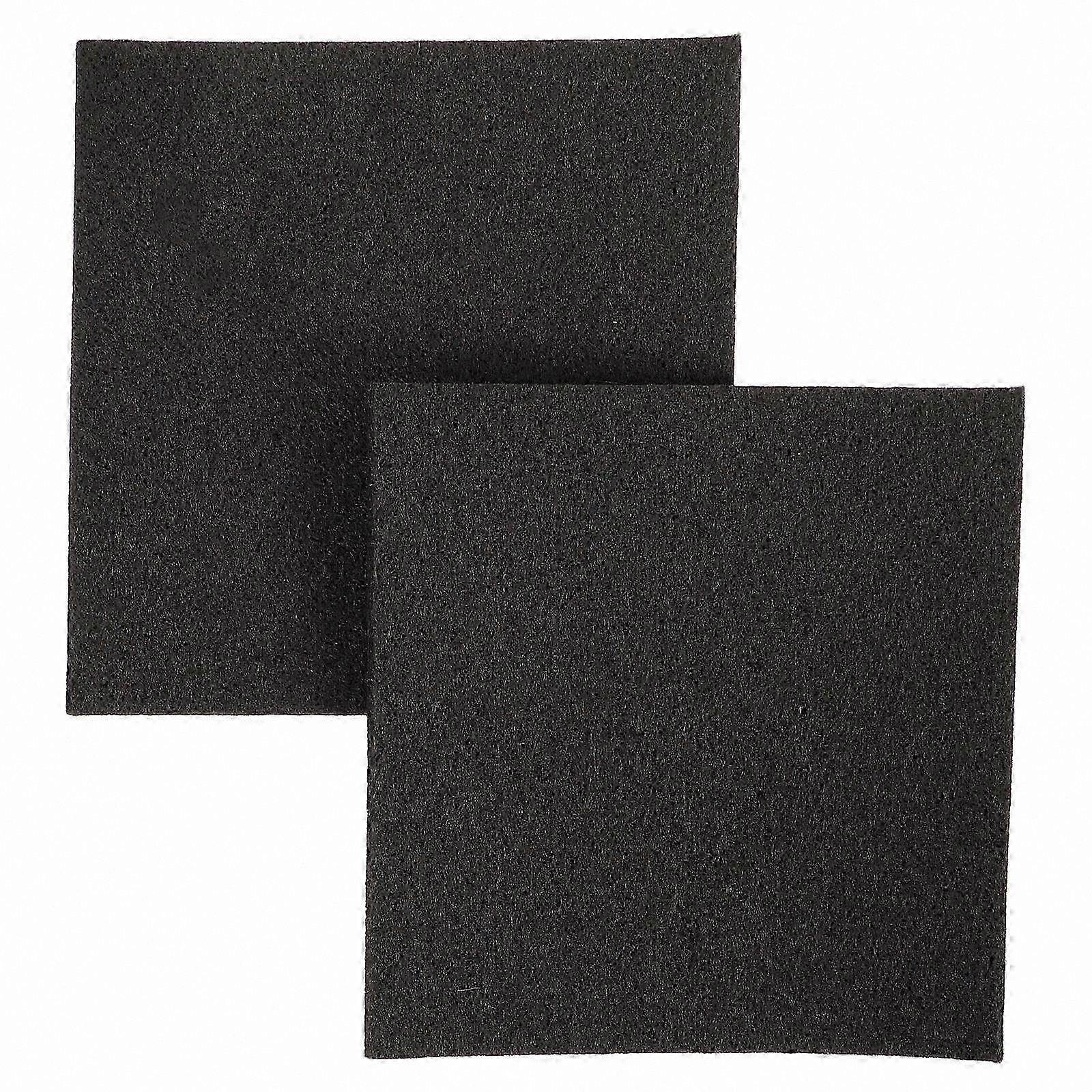 Black Thermal Insulation Blanket for Vacuum Furnace Lab Use Soft Felt Wick 2 Pieces