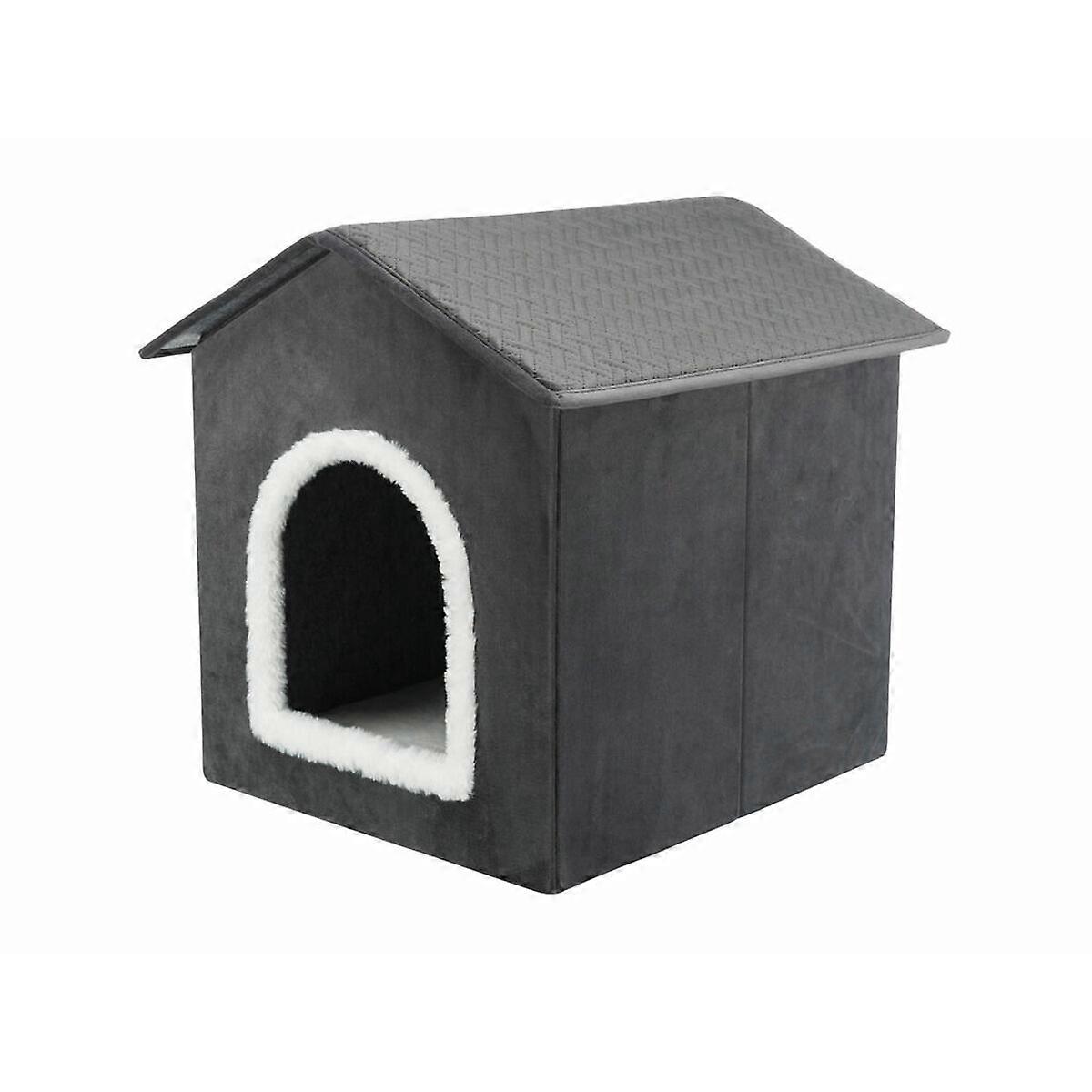 Hut Trixie Livia Wit Donkergrijs 38 × 41 × 44 cm