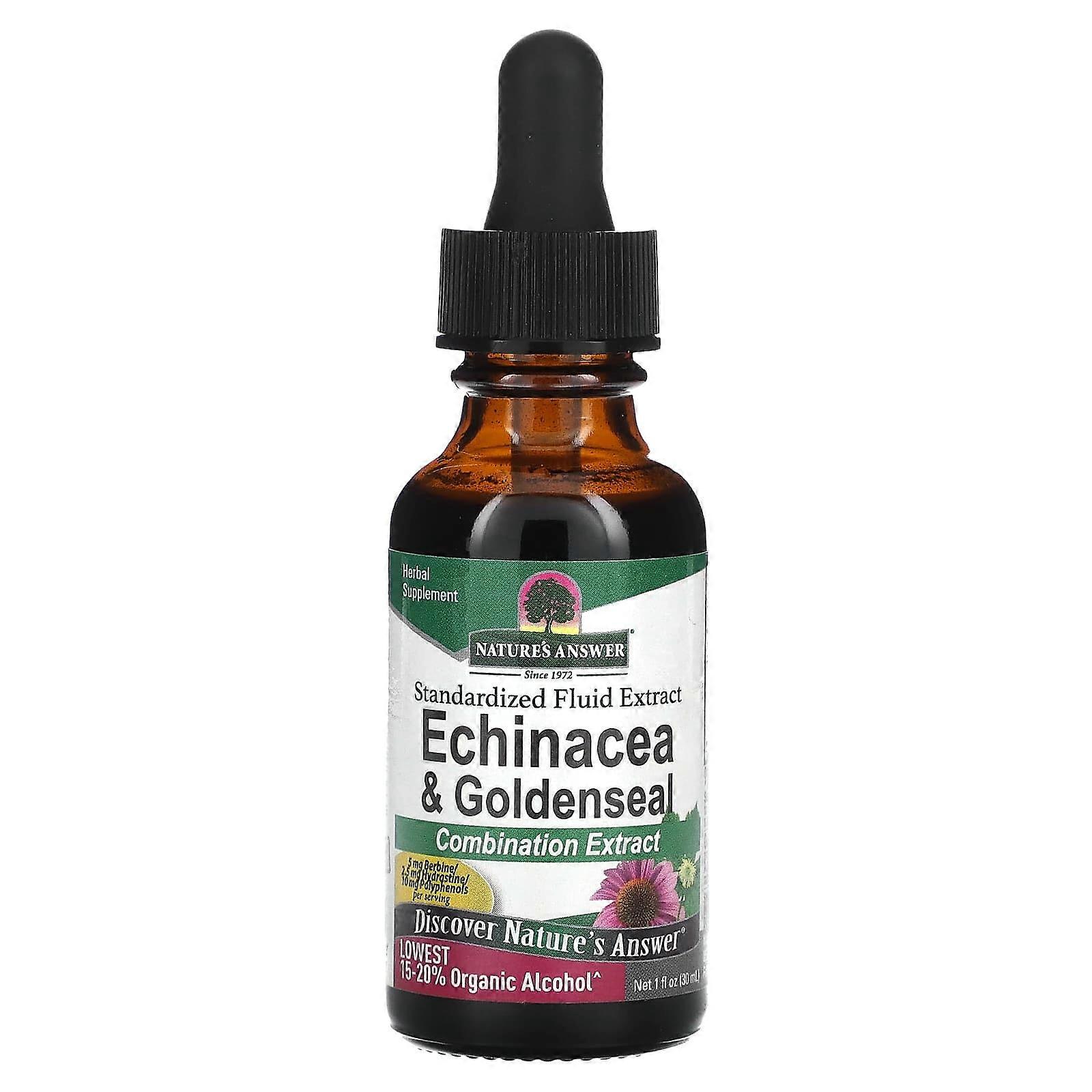 Echinacea & Goldenseal, Standardized Fluid Extract, 1 fl oz (30 ml)