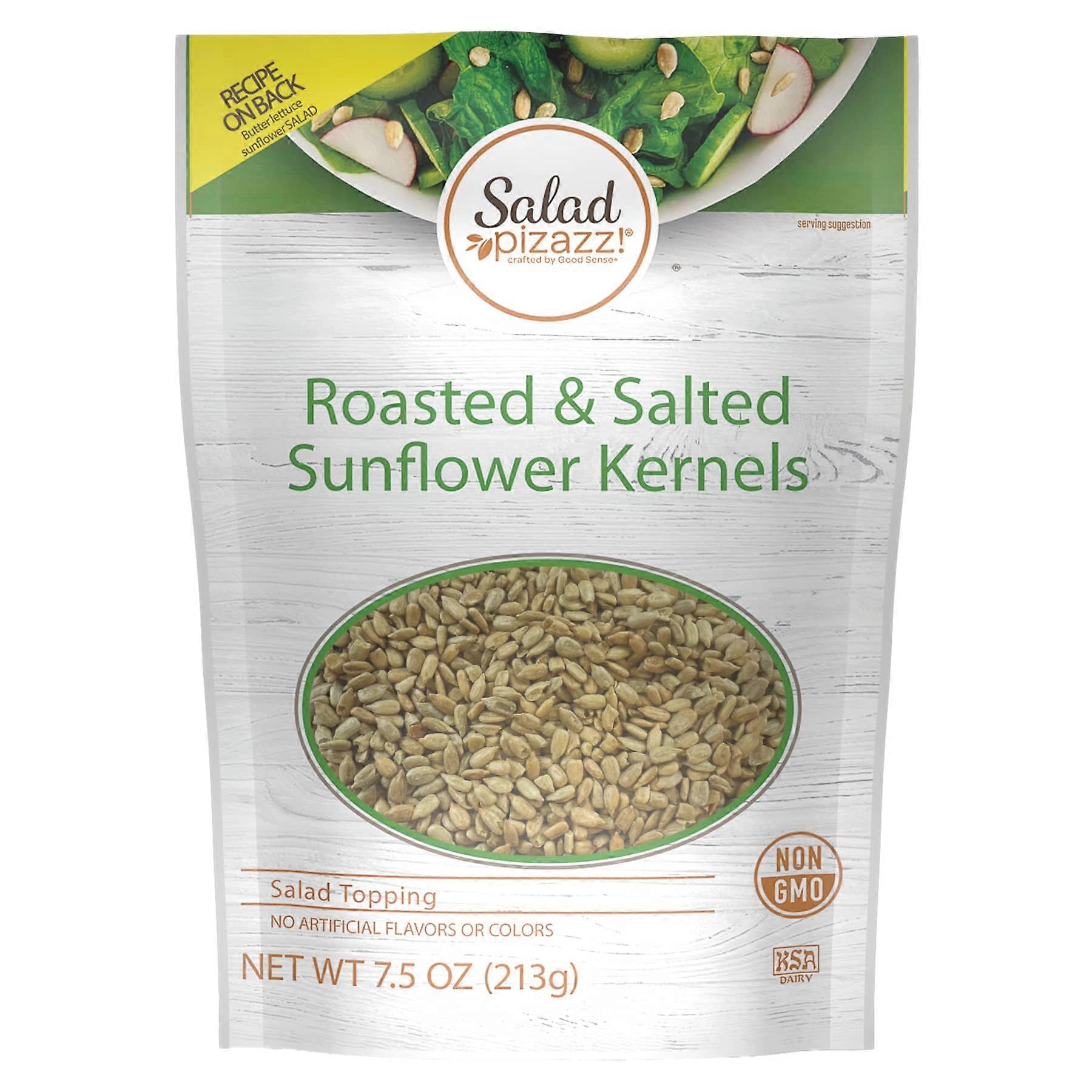 Roasted & Salted Sunflower Kernels, Salad Topping, 7.5 oz (213 g)