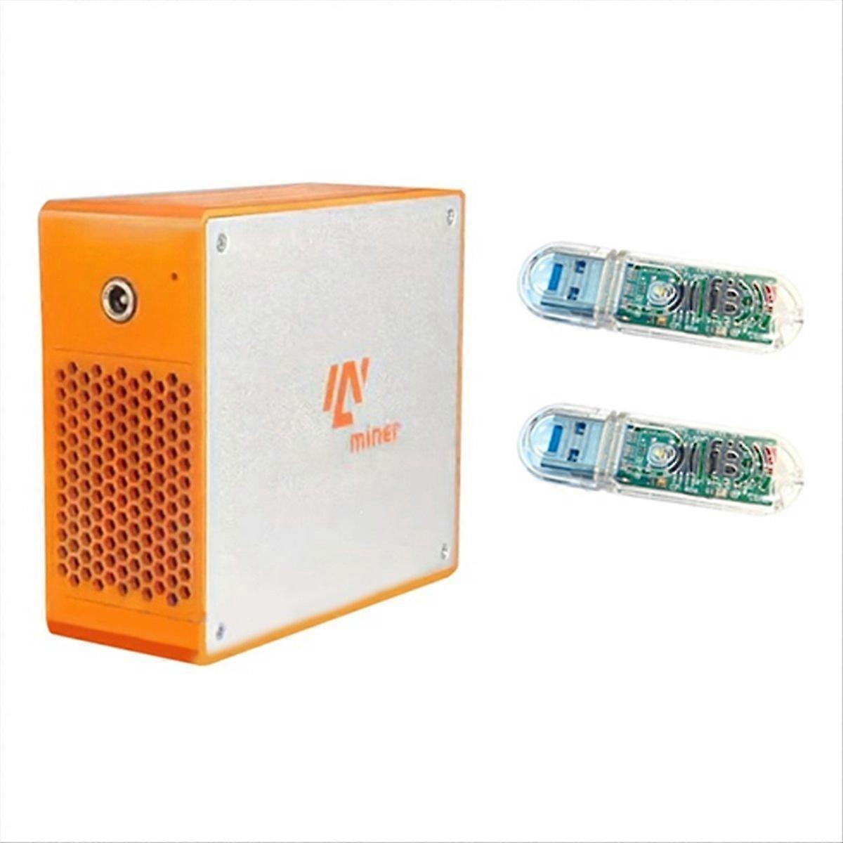 BTC Miner Solo Miner Crypto + 2USB Mining Machine Asic Miners UK-Stecker
