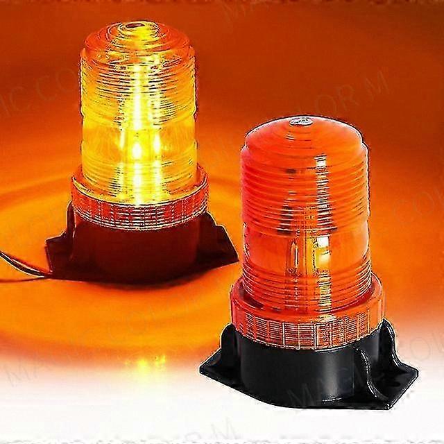 High-Power 30 LED Emergency Strobe Light for Forklifts & Buses - Amber, Blue, Red Options