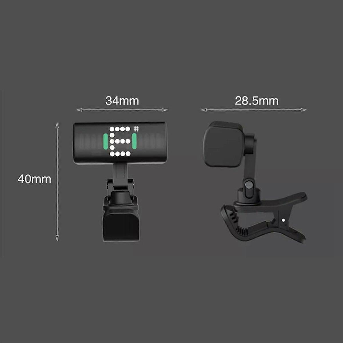  Clip on Guitar Tuner with LED Display Clip Tuner Professional