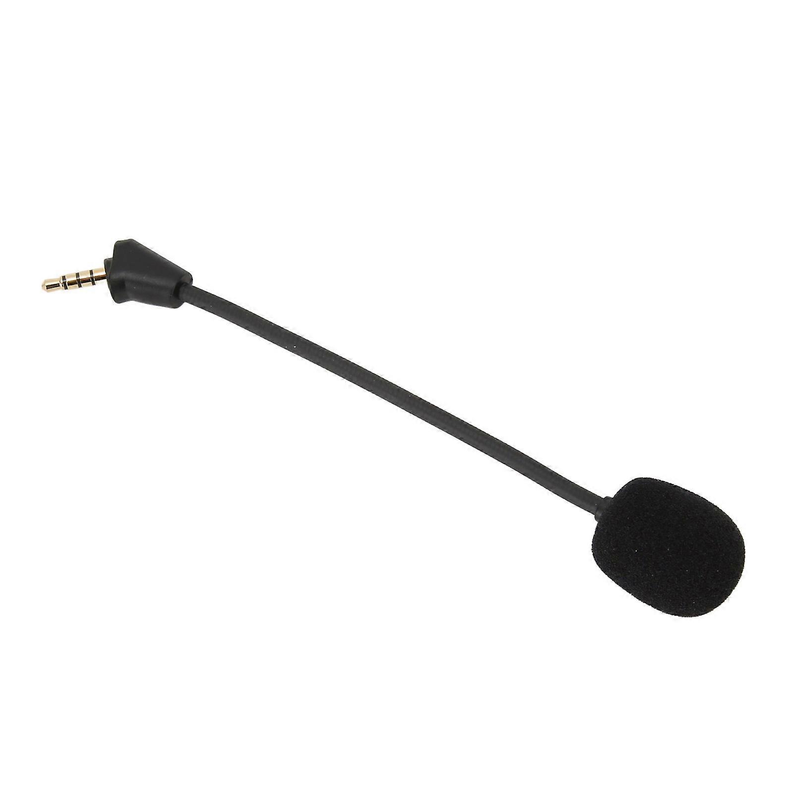 Mic Replacement 3.5mm Detachable Game Microphone for Hyper X Cloud II Wireless Cloud Core Cloud Pro Silver Cloudx