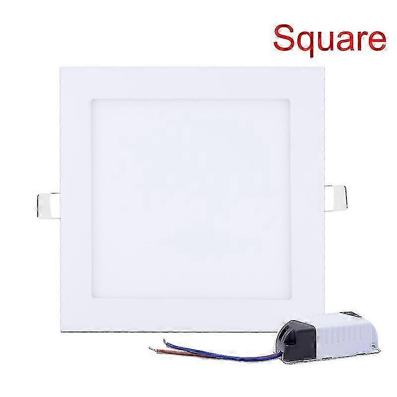 LED Ultra thin Downlight lamp 24W 18W 12W 9W 6W 3W AC110V 220V led ceiling recessed grid downlight slim round square panel light