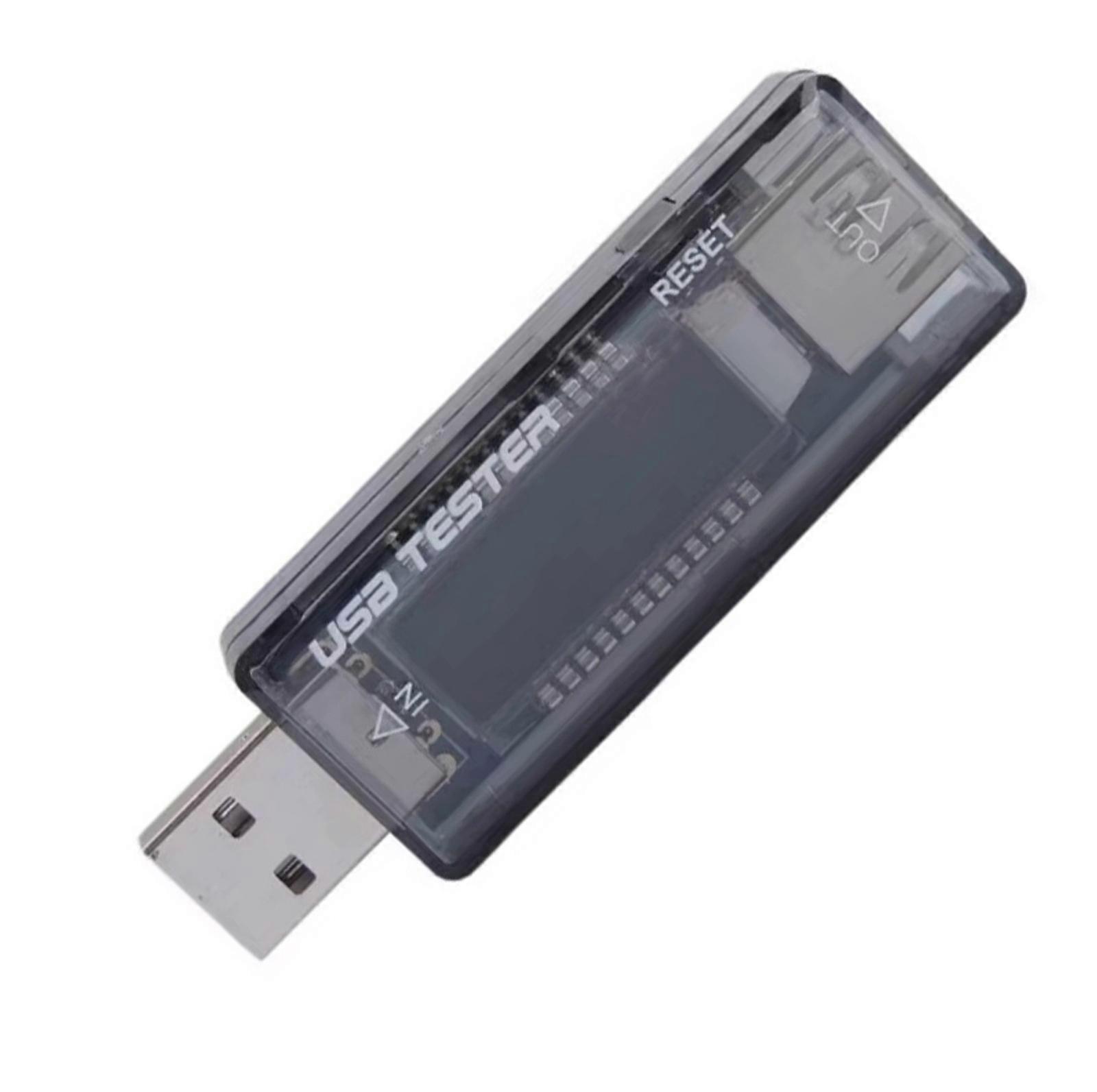 USB Multimeter USB Power Tester Current Tester Supports QC2.0 High Clear Display Screen Safety Protections Mechanism Multicolor