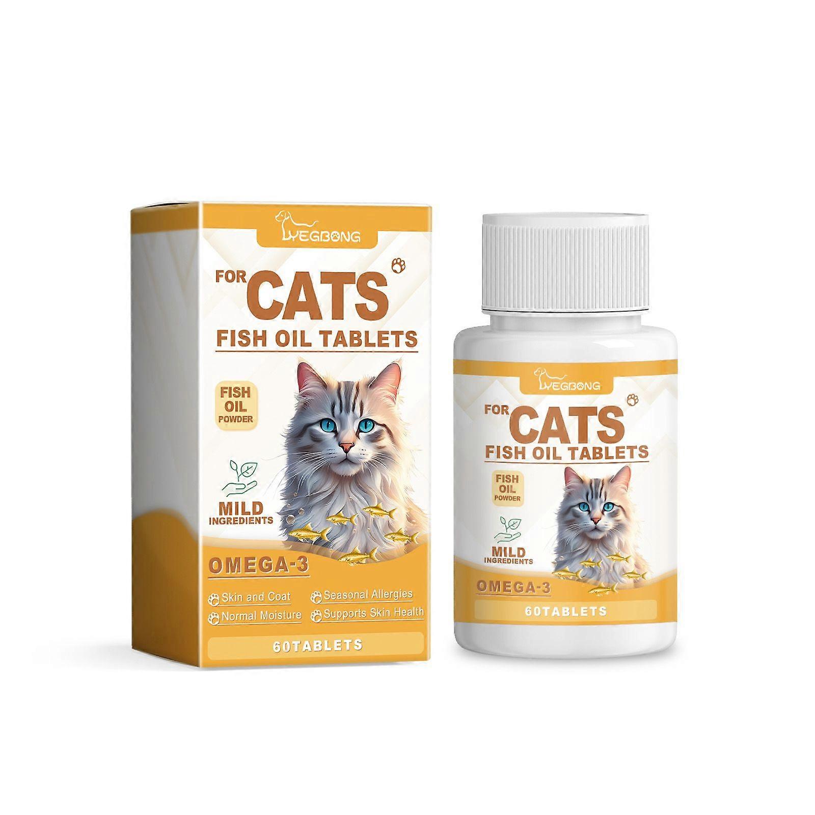 Multi-Dimensional Fish Oil Tablets For Cats