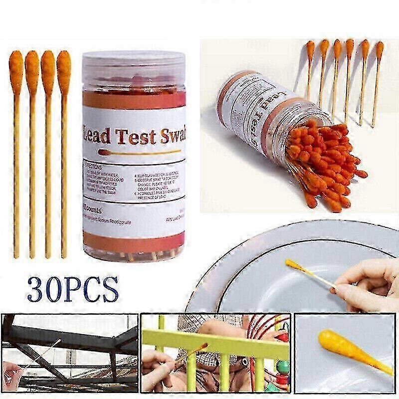 2025 New 30x Test Swabs Lead Paint Test Tool Instant Lead Test Kit 30 Seconds Quick Result