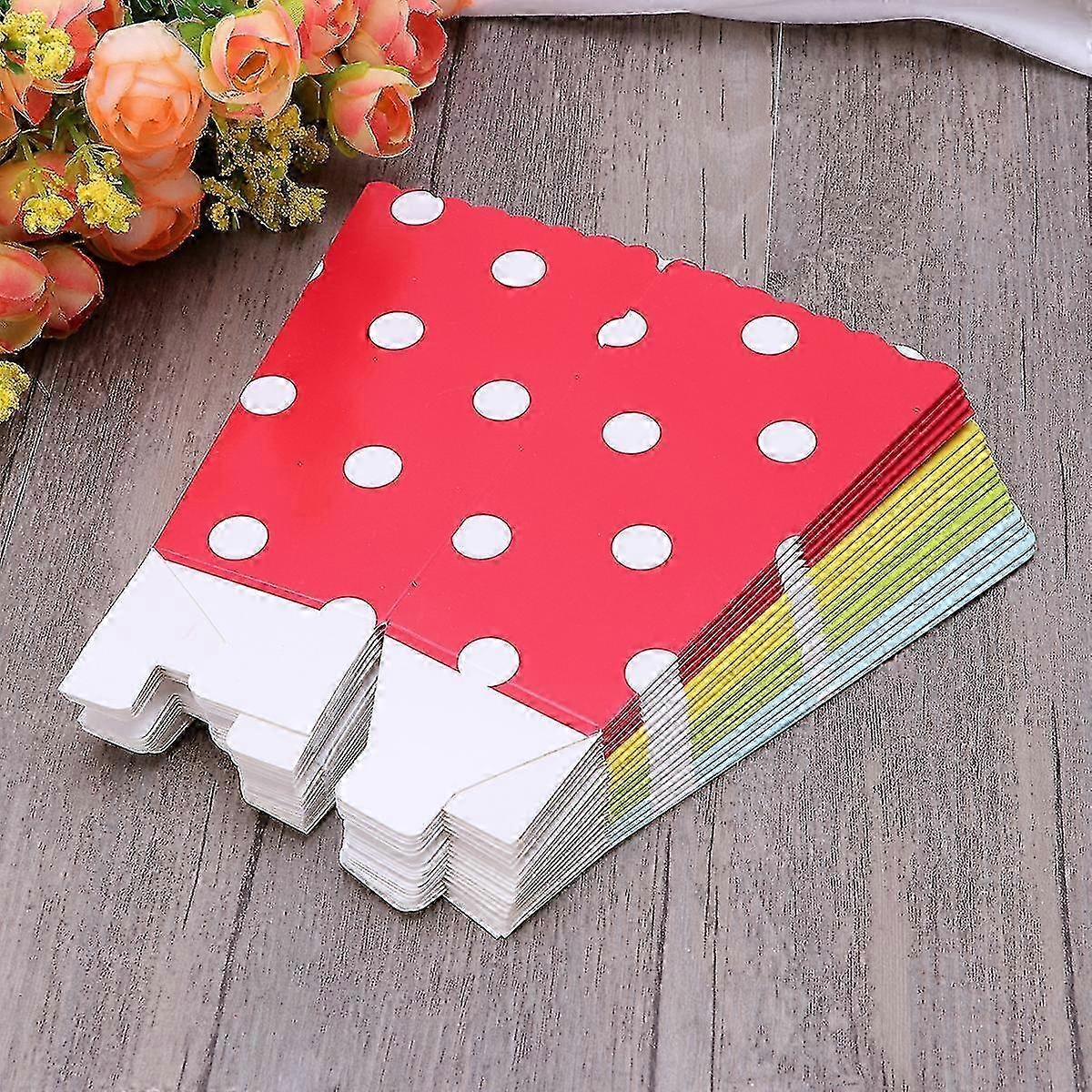 24 Pcs Paper Candy Containers Popcorn Holders for Events