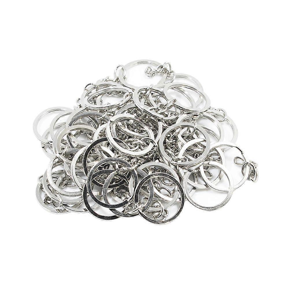 Split ring with chain