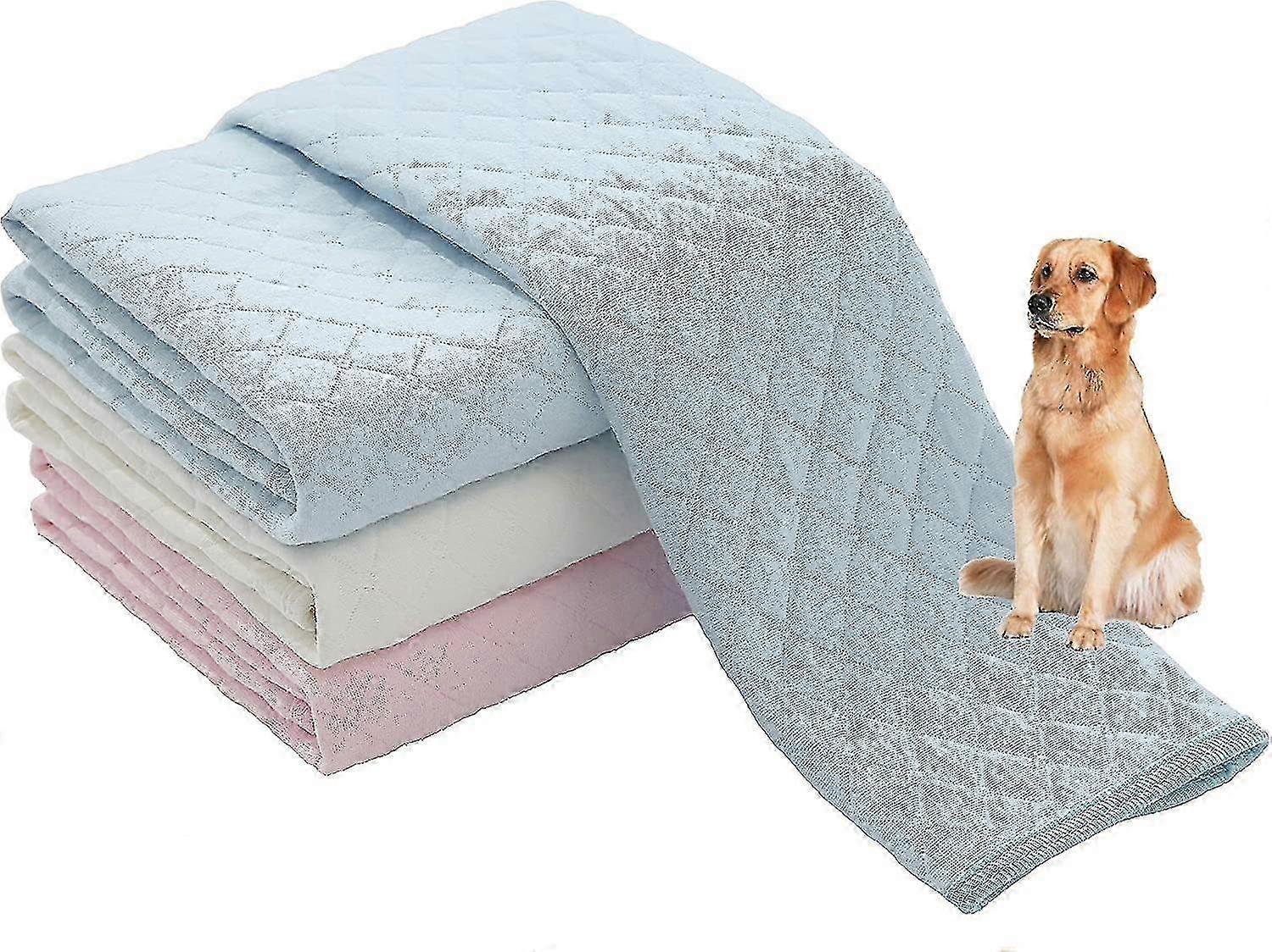 Absorbent pee pads for pet training | large size | washable 2-pack