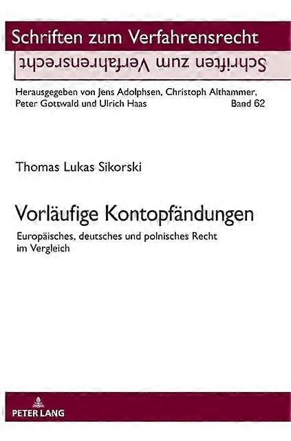 Vorlaeufige Kontopfaendungen by Thomas Lukas Sikorski Hardback Book