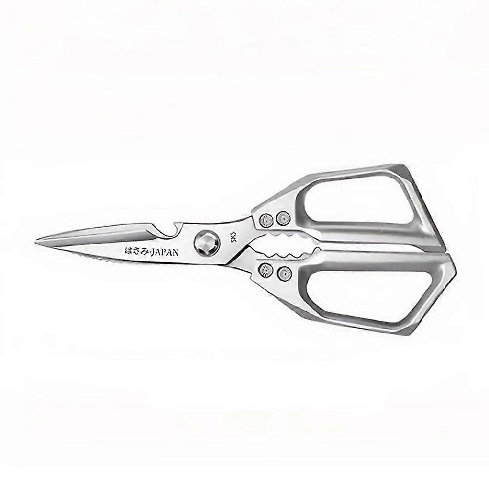 Stainless Steel Kitchen Scissors Poultry Shears For Bone Chicken Meat Fish Vegetables BBQ Scissors Silver