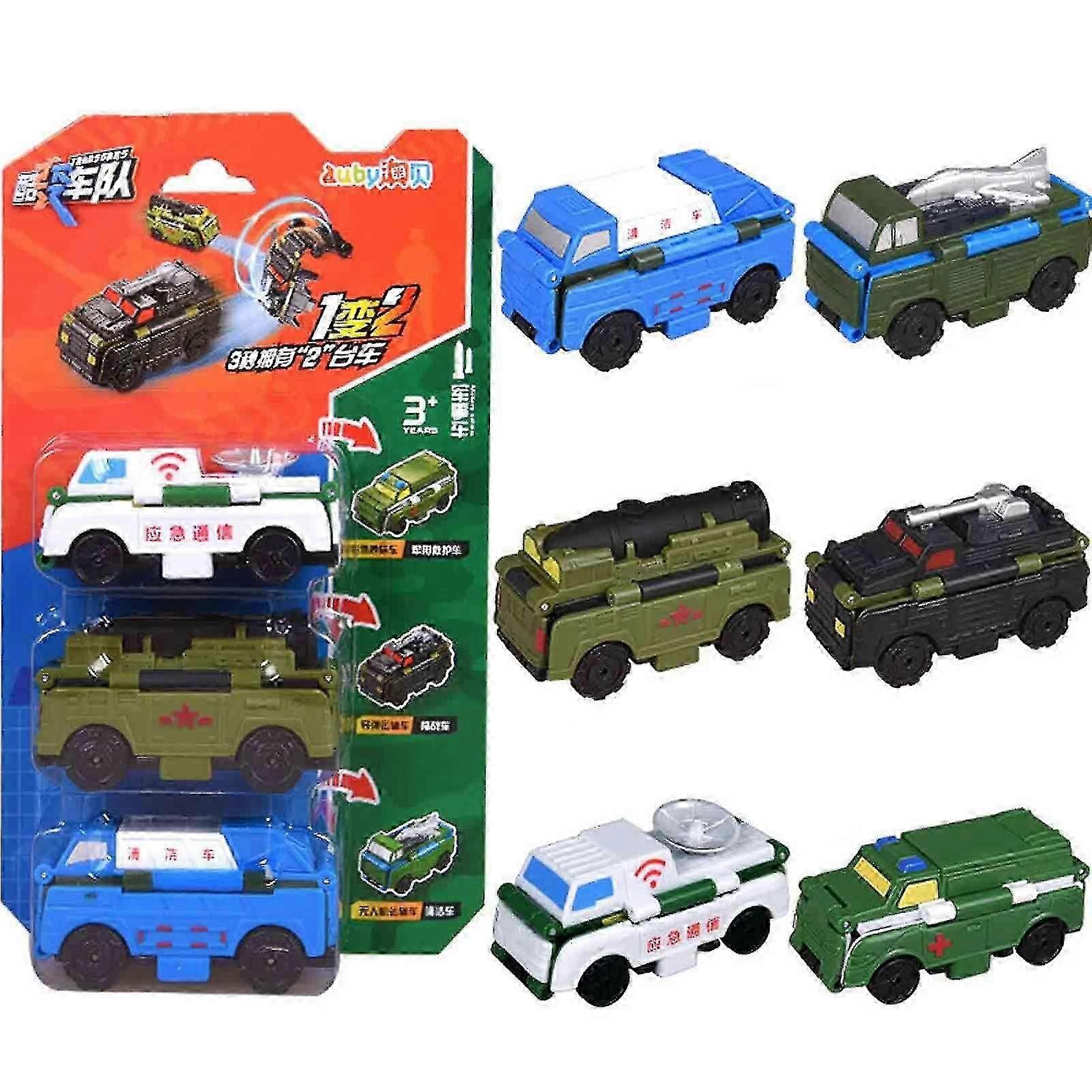 2-en-1 Flip Voiture Jouet Flip Racers Transformable Voitures Kiddie Corner Double Design Jouets