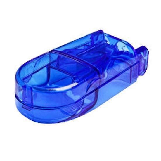 Medicine Tablet Pill Cutter Splitter Divider Storage Compartment Box Holder Case