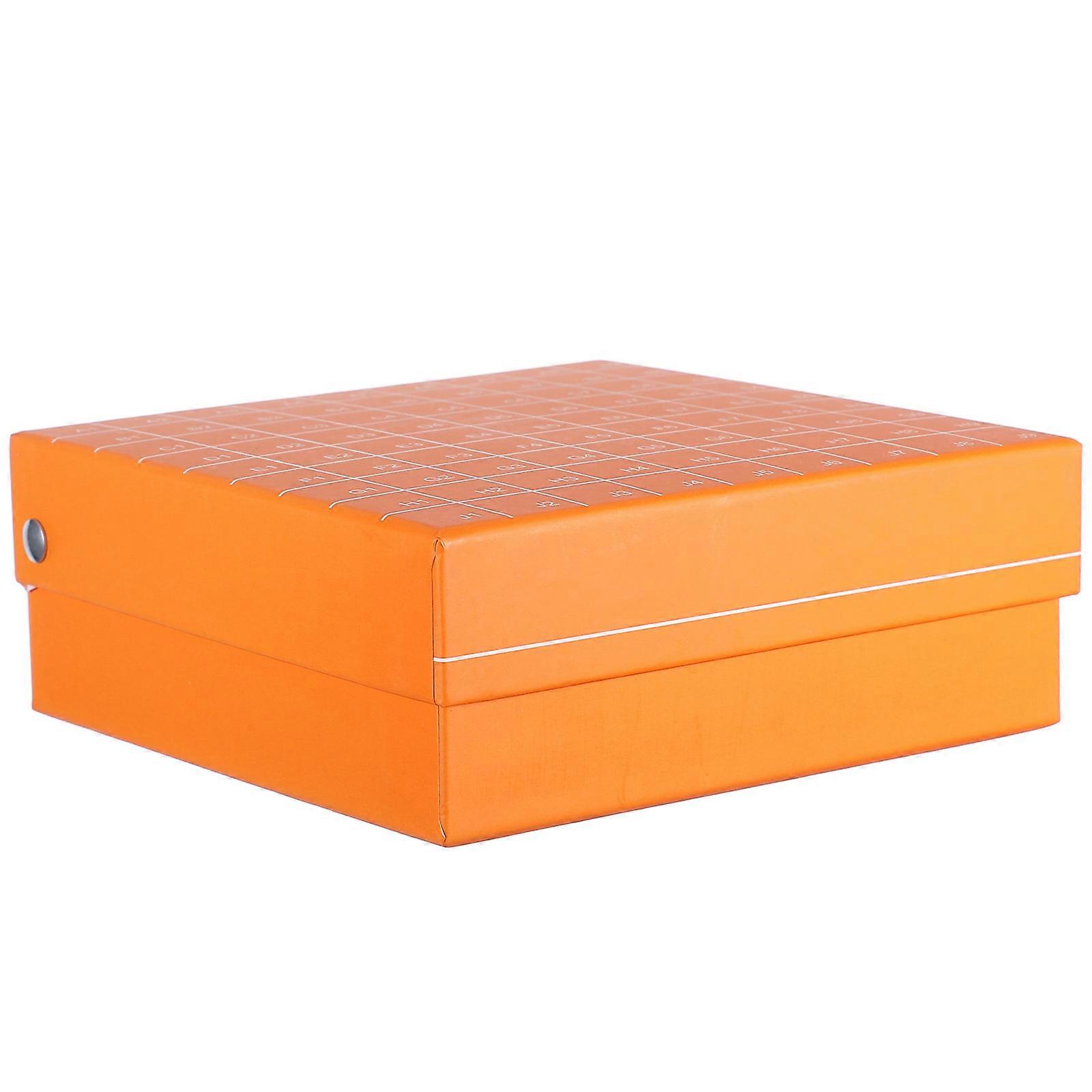 Storage Holder For Centrifuge Tube Practical 81-Grid Design Test Tube Container For Scientists Paper PP Construction 1Pack