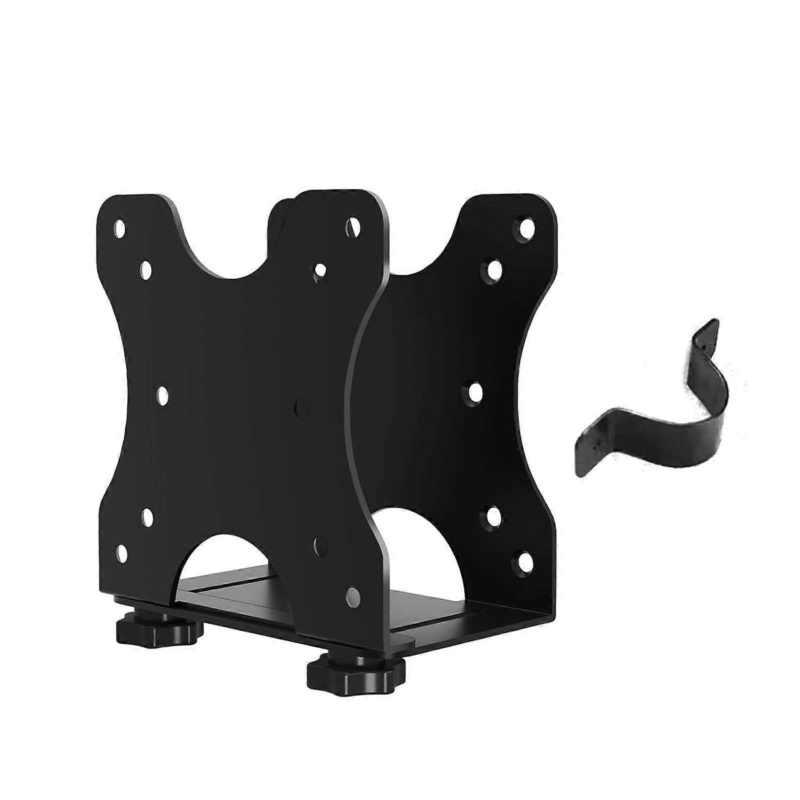 Small PC Mount Easy Installation Mounting Computer Holder Computer Mount Gaming PC Mount for VESA Mount Adapter Multicolor
