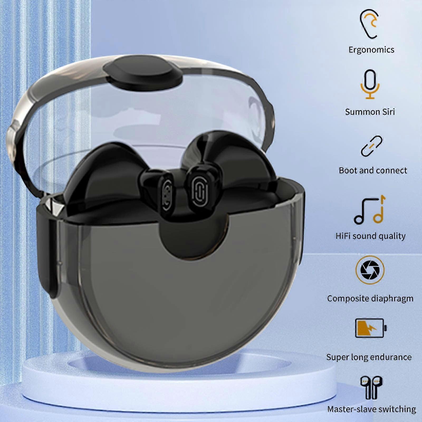 EQWLJWE New Bluetooth Headset, Binaural In-ear Wireless Touch Stereo, Bluetooth 5.0, compatible with iOS/Android, Holiday Clearance