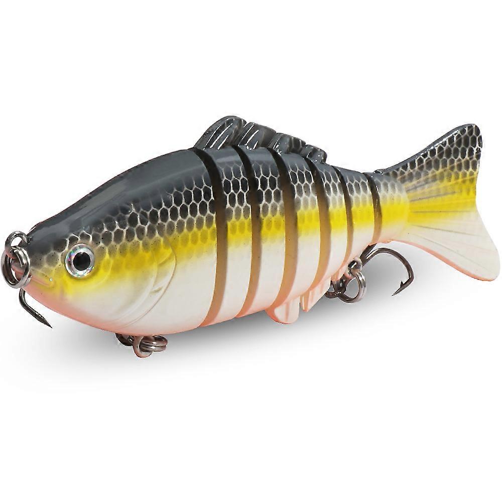 Swimbait Lure Kit 18g 10cm Multi Joint Sinking Bionic Segment Rattle Cranbait Pesca Treble Hooks Carp Fishing Tackle Box Baits