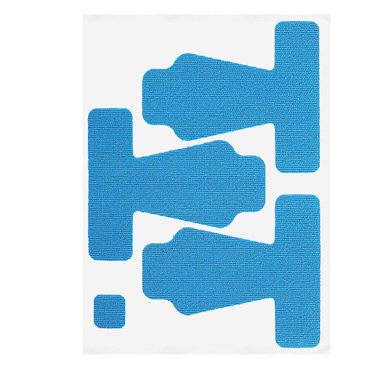 10 Sheets Elastic Thumb And Toe Support Wraps For Friction Reduction And Comfort In Shoes for Office Tasks and Athletic  Light blue