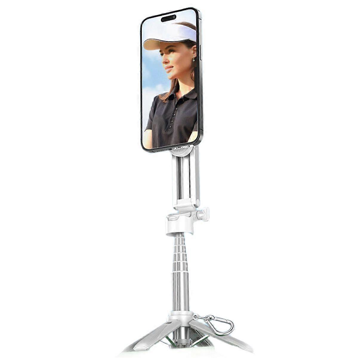 Magnetic Mini Selfie Stick Desktop Quadruped Handheld Stabilizer P15C Mini Mobile Phone Assisted Su