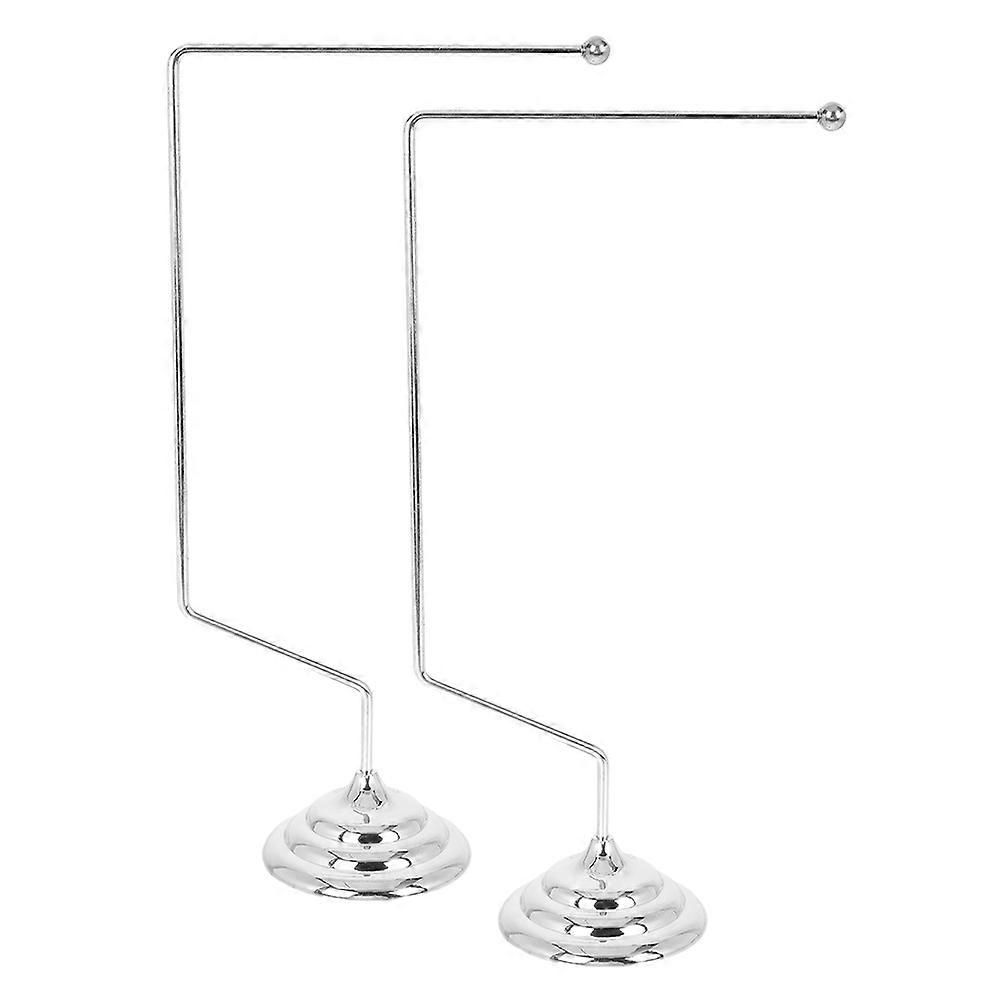 Minimalist Desktop Flagpole Stand With Sleek Design Suitable For Formal Events 2Pcs