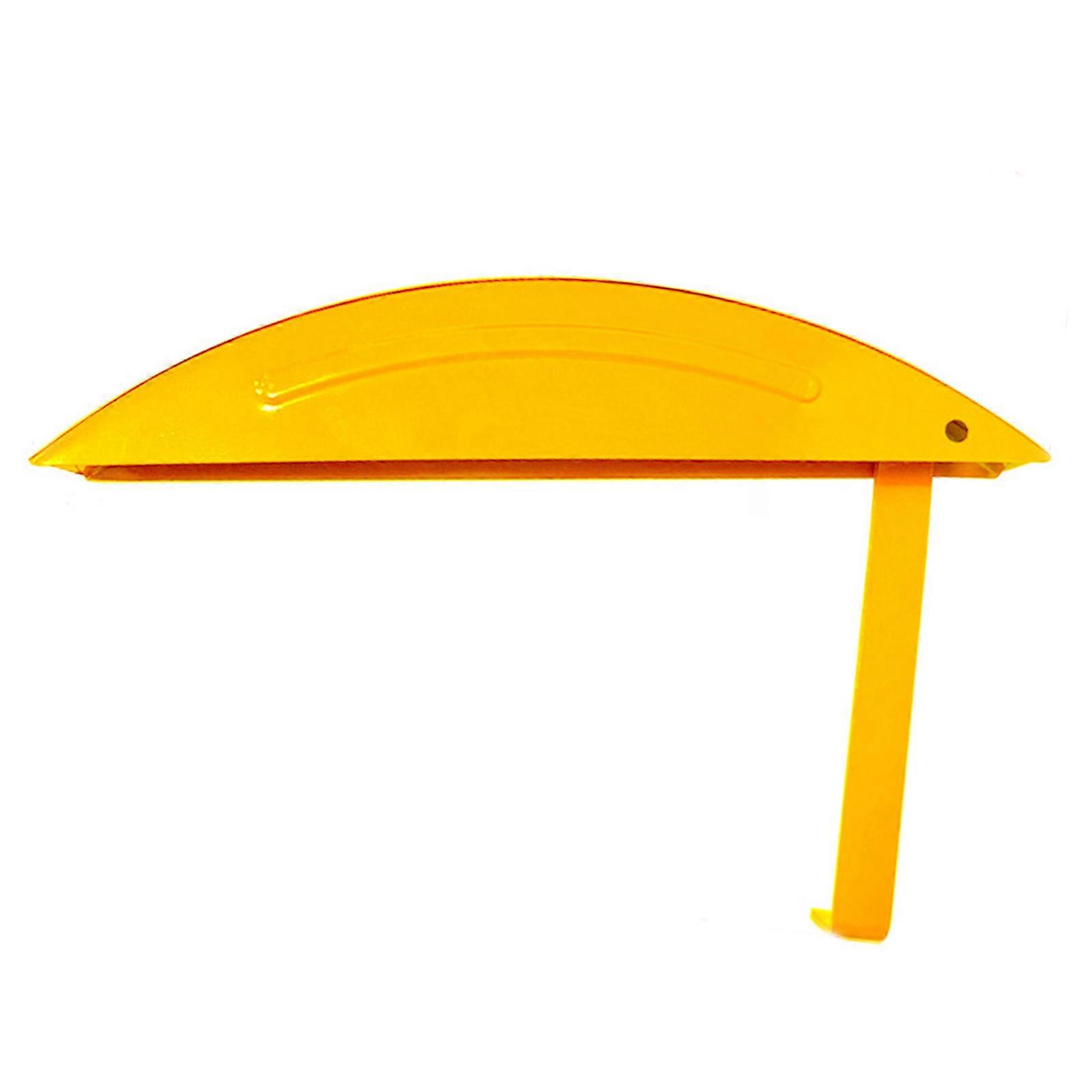 Woodworking Table Sawer Guard Metal Shield Height Adjustable Splinter Prevention Safety Shell Easy Assembly  Yellow