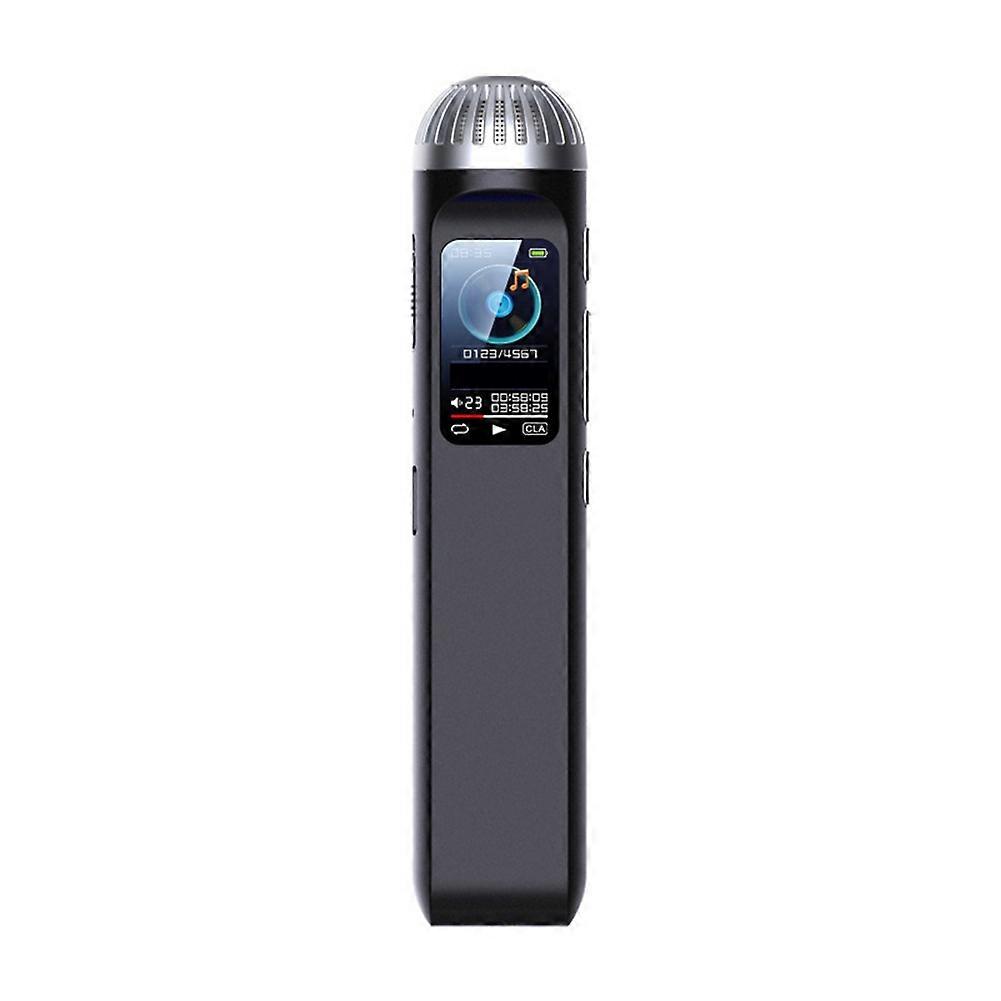 Small Activated Voice Recorder +Microphone,Professional Noise Cancel Audio Dictaphone Mini Sound Recorder MP3 Player 16G