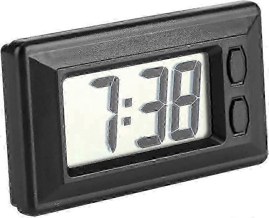 25-26 LCD Digital Clock - Ultra-thin Vehicle Clock Electronic Clock with Car Dashboard Electronic Clock