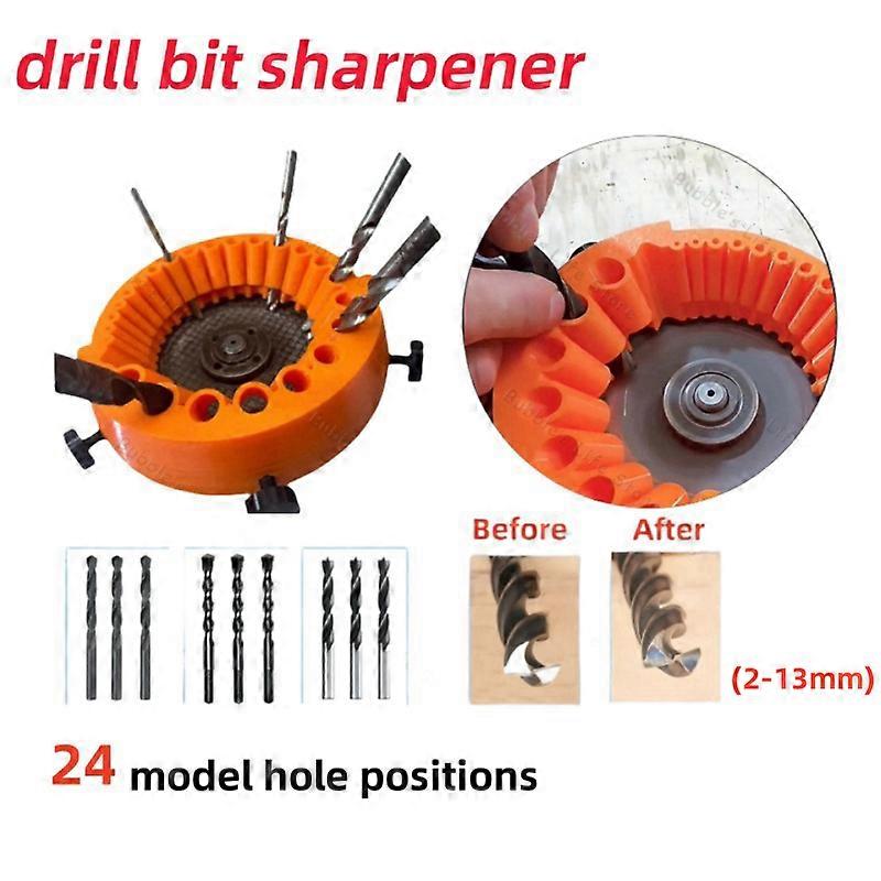 New Upgrade Drill Bit Grinding Sharpener Multifunction 2-13mm Drill Bit Polishing Grinder Power Drill Bit Sharpener Tools Parts