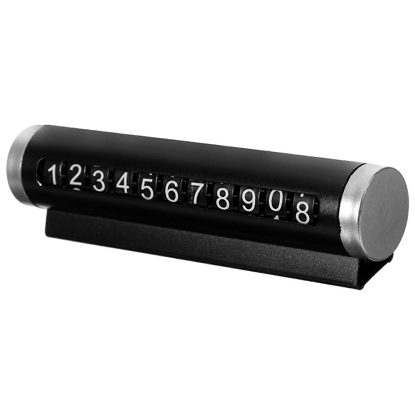 Temporary Parking Card Number Plate for with Stylish Black Design