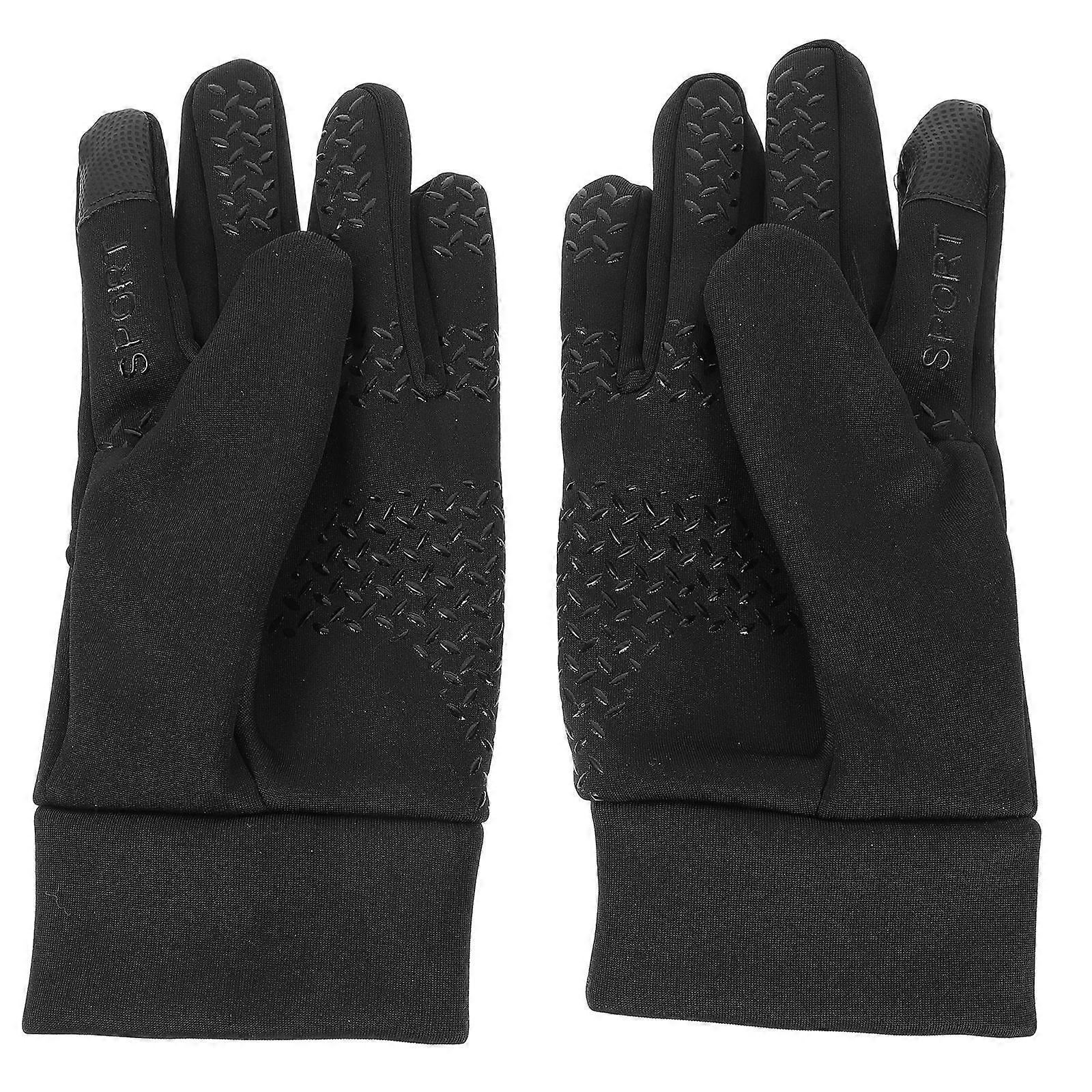 Winter Gloves Men Cycling Gloves Full Touchscreen Support 3Pairs
