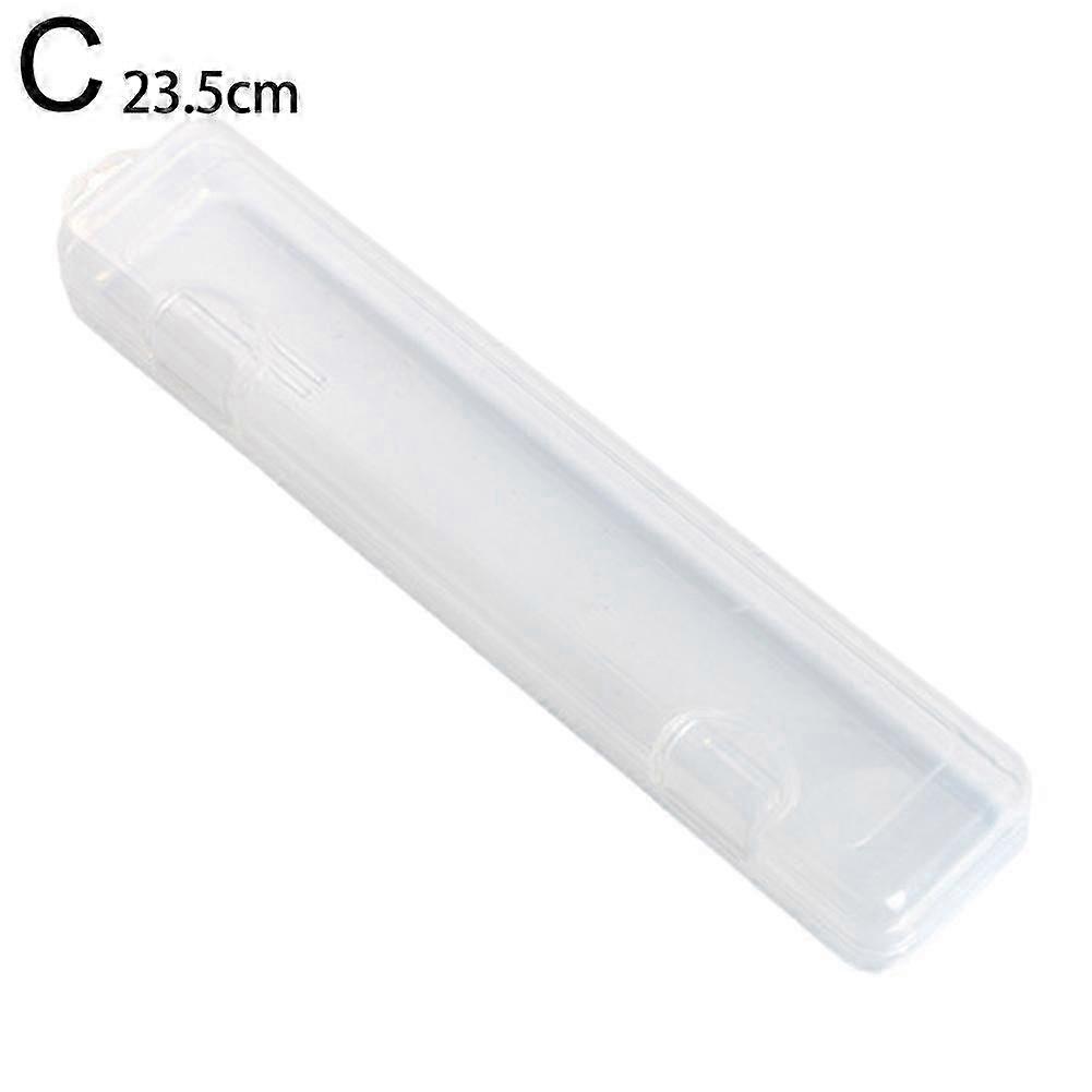 Portable transparent dustproof makeup brush storage box makeup tools